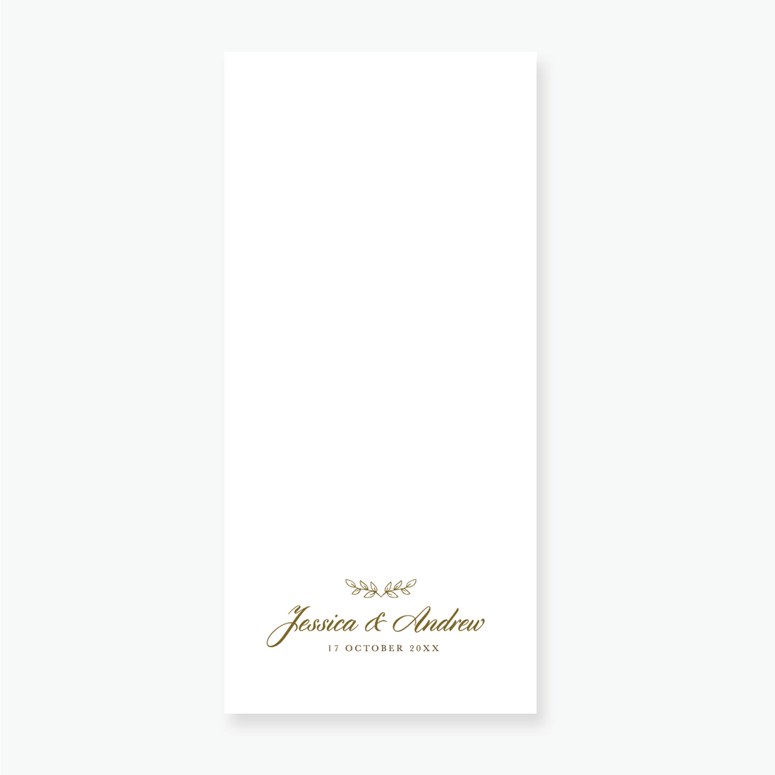 Gold Leaf Menu