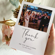 Wedding Photo Thank You Card (Flat)