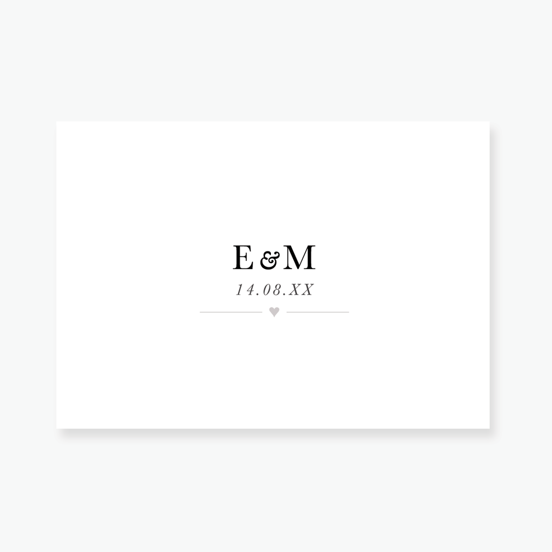 Just My Type Enclosure Card