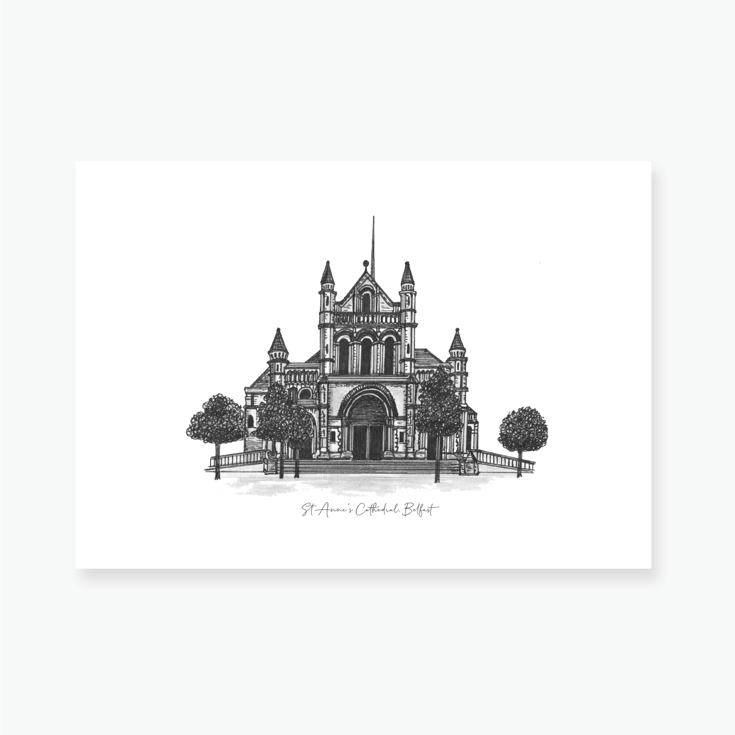 St Annes Cathedral Belfast Art Print