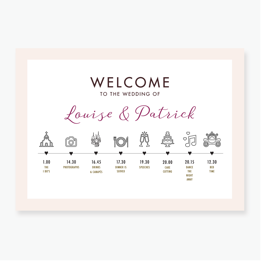 Neutral Timeline Board