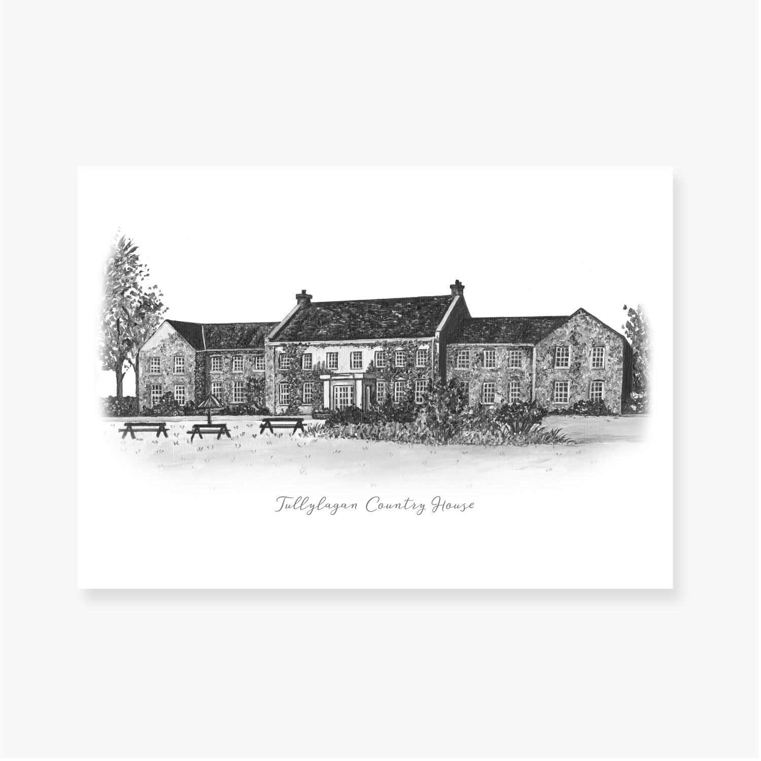 Tullylagan Country House Art Print