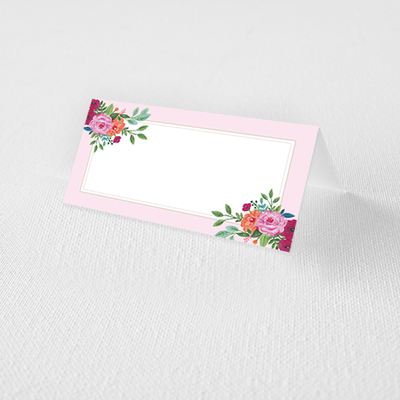 Wild Rose Place Cards (Set of 10)